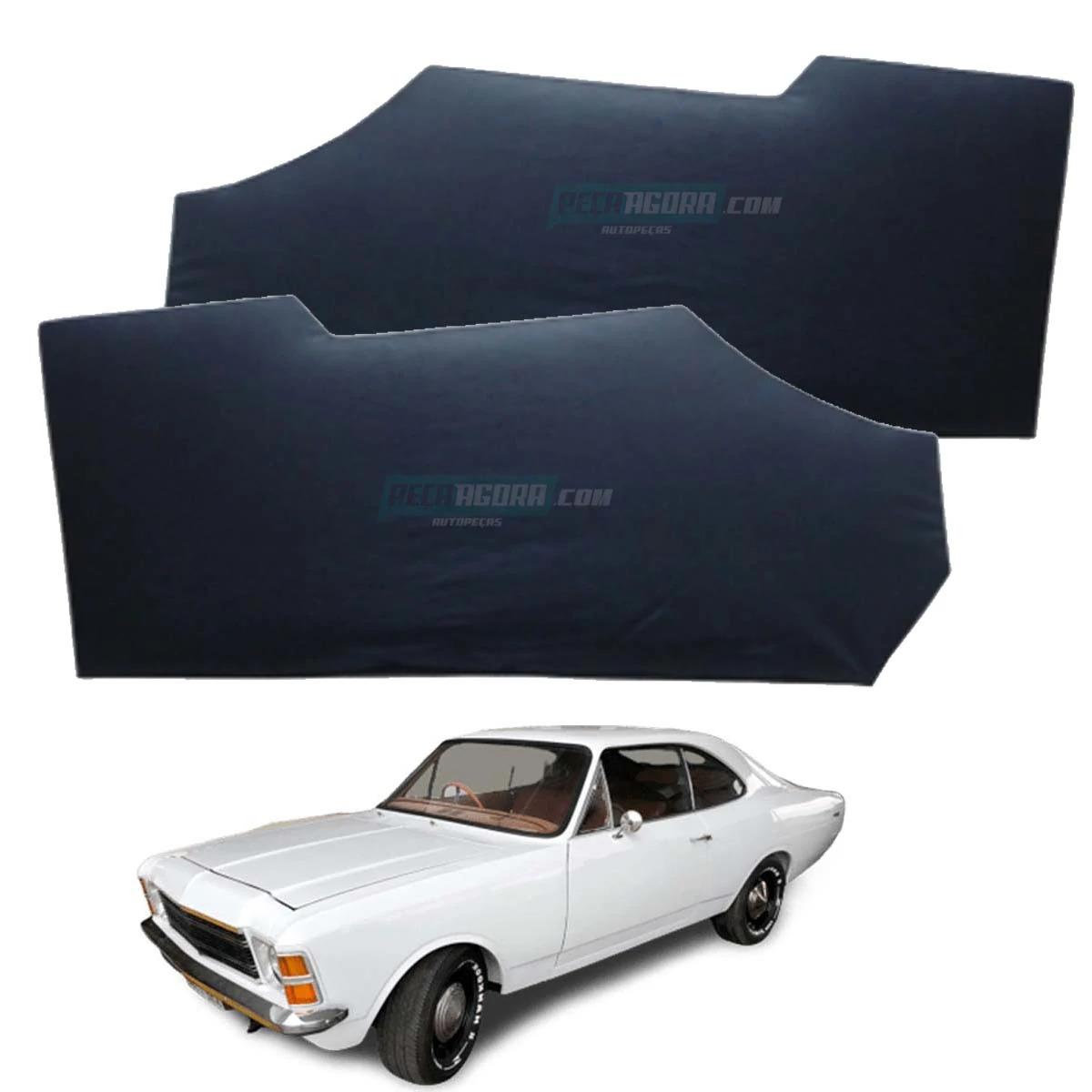 PAR FORRO LATERAL TRASEIRO OPALA 2 PORTAS 69 A 82 (M341010)