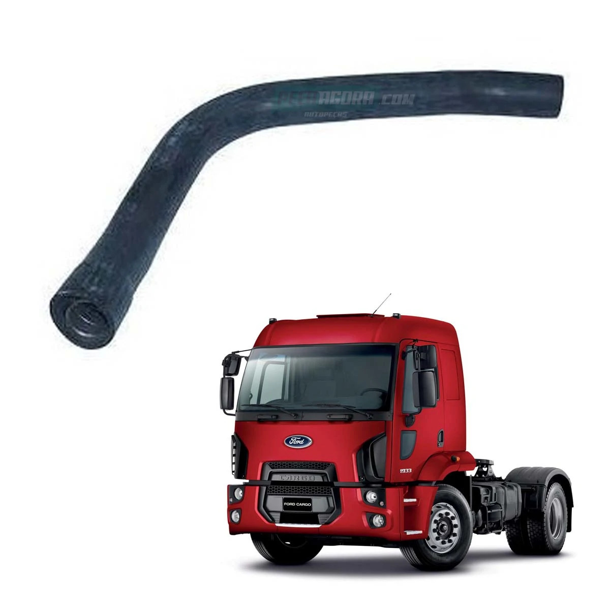 MANGUEIRA INFERIOR RADIADOR FORD NOVO CARGO 3132 2632 1932 3133 1933 ANO 2011 (6