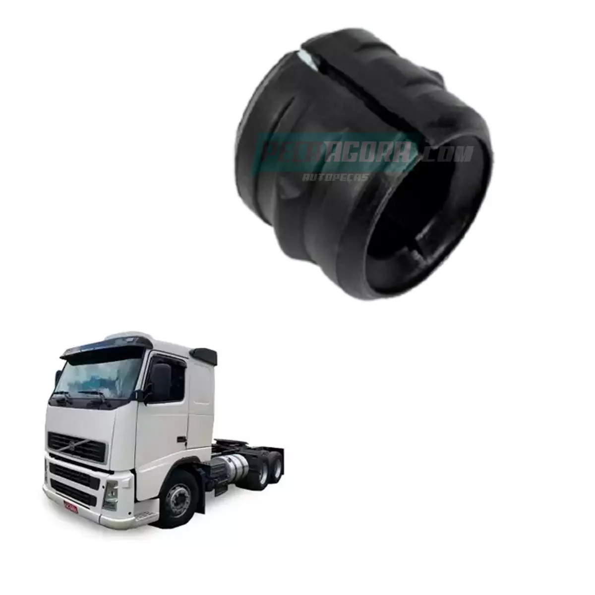 BUCHA BARRA ESTABILIZADORA DIANTEIRA 55X61X41 MM VOLVO FH FM FMX NH 12 13 16 (20