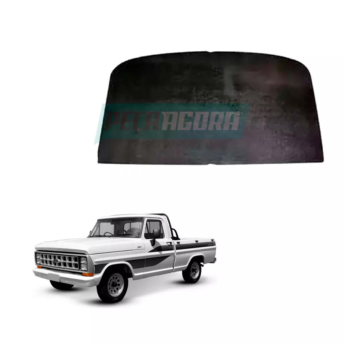 FORRO TETO FORD F1000 F4000 - 1972 A 1992 - SEM FURO PRETO (087002)