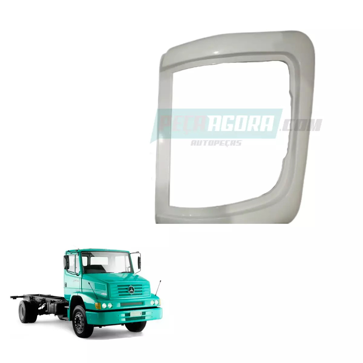 MOLDURA LANTERNA SETA ESQ MB 1620 1634 1938 2638 1218 1318 1418 1622 1624 1218 1