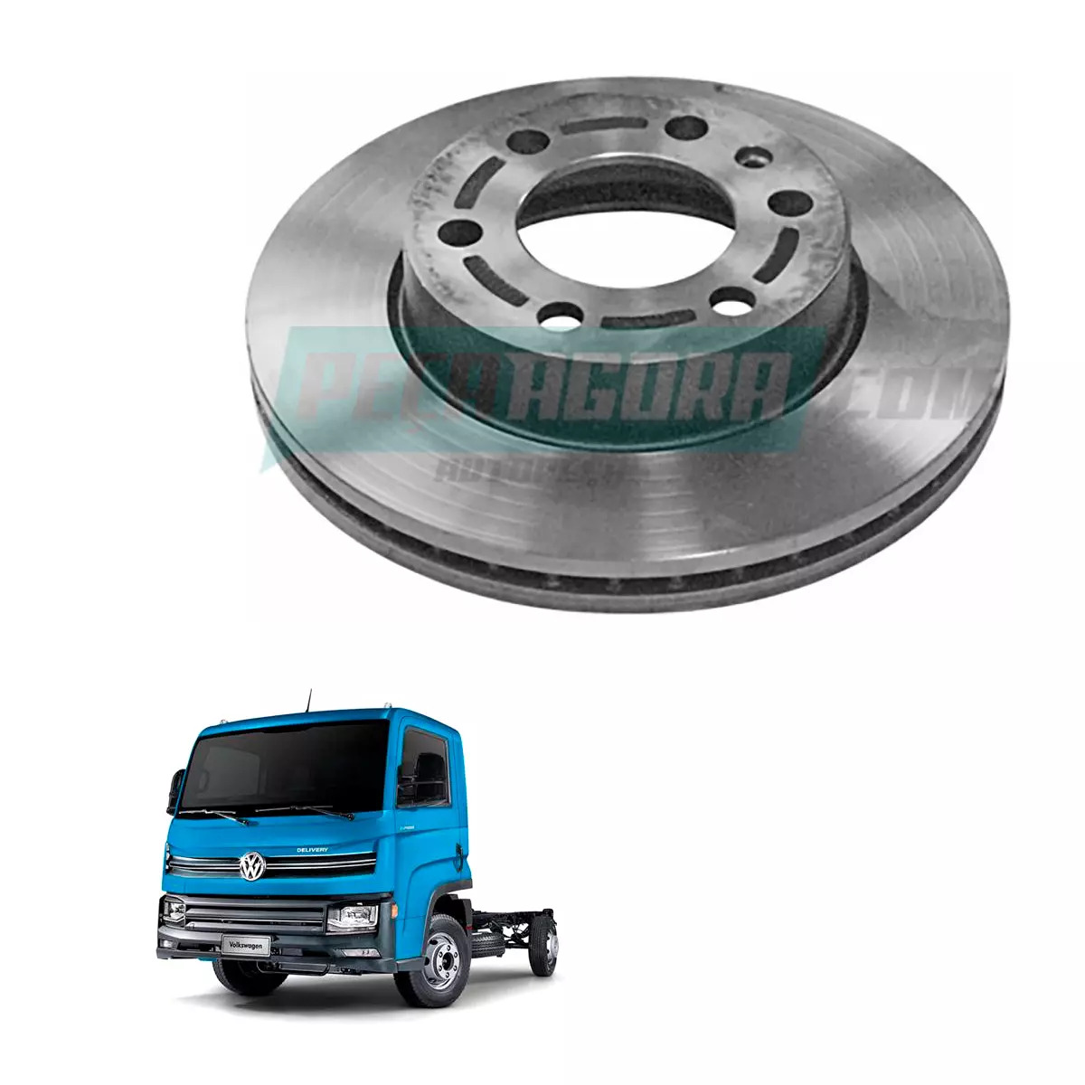 DISCO FREIO DIANTEIRO VW NOVO DELIVERY EXPRESS 2019… 4150 6160 (23B615301_)