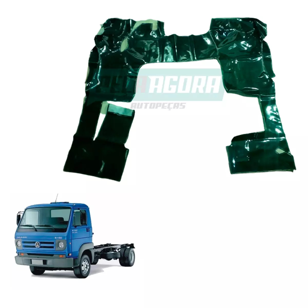 TAPETE VINIL VW DELIVERY 5140 8150 SEM CAPO PRETO (PUES347P)