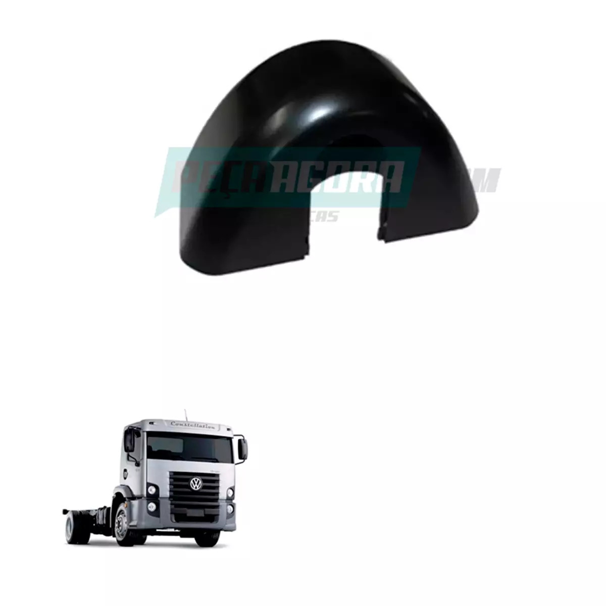 CAPA SUPORTE ESPELHO ESQUERDO VW CONSTELLATION 13180E 15180E 17250E 24250E 19320