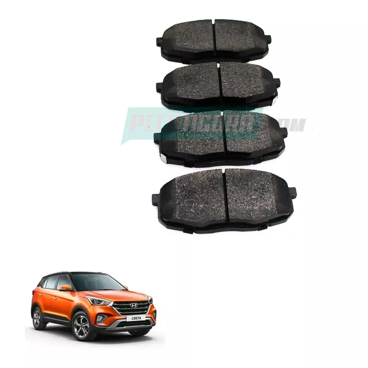 PASTILHA FREIO HYUNDAI CRETA 2017 DIANTE (PD1524)