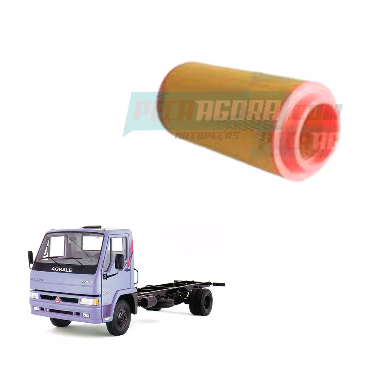 ELEMENTO FILTRO AR MOTOR AGRALE 7500 8500 TROTORES MASSEY FERGUSON MF4260 MF4265