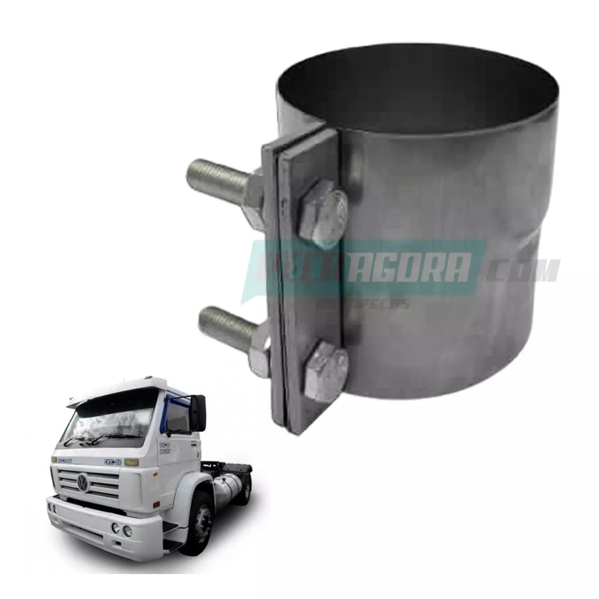 ABRACADEIRA 4 POL TUBO SAIDA MOTOR VW TITAN TRACTOR 18310 EURO 3 CONSTELLATION (