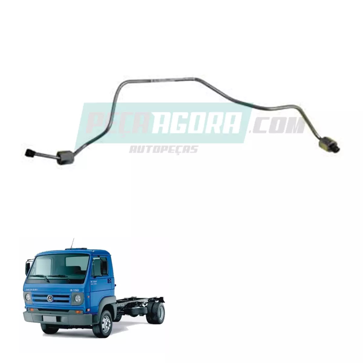 TUBO INJETOR COMBUSTIVEL CUMMINS ISB 3.9 4 CIL VW 8150E 9150E 13170E 15170E 1519