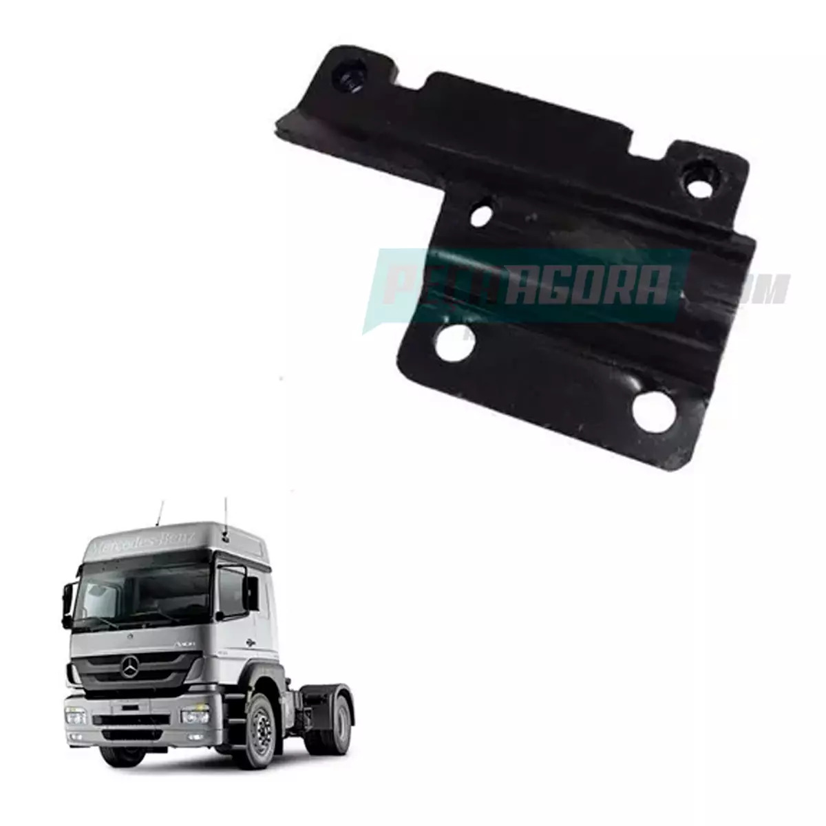 SUPORTE FAROL AUXILIAR LE ESQUERDO MB AXOR 1933 2035 2040 2535 2540 (9408200114.