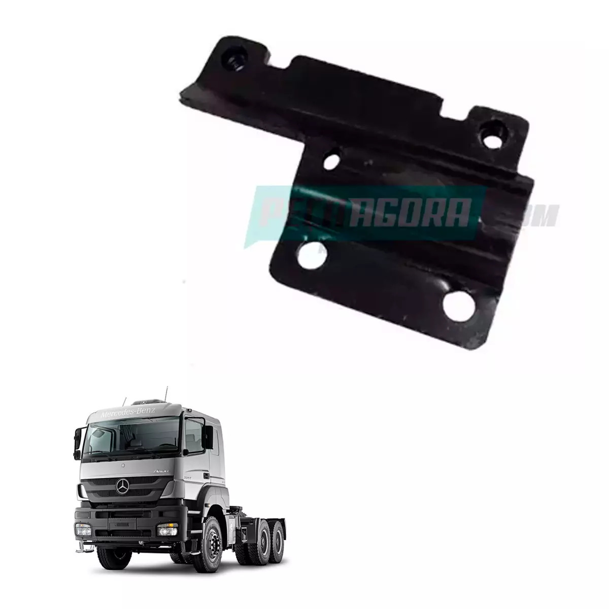 SUPORTE FAROL NEBLINA LE MB AXOR 3344 / 3131 / 4144 / 1933 / 2036 / 2041 / 2536 