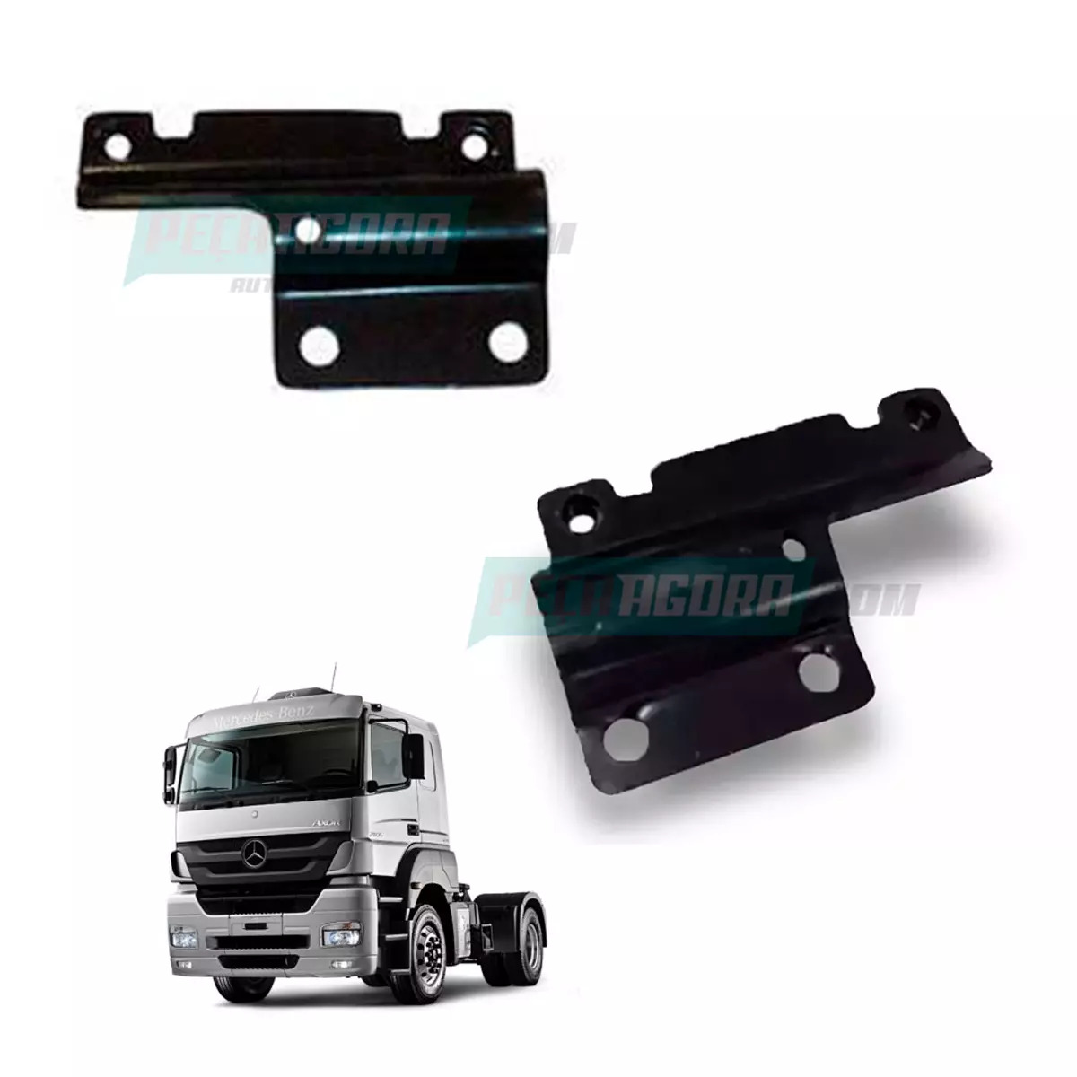 PAR SUPORTE FAROL NEBLINA LD LE MB MERCEDES BENZ  AXOR (K.9408200214, - 94082001