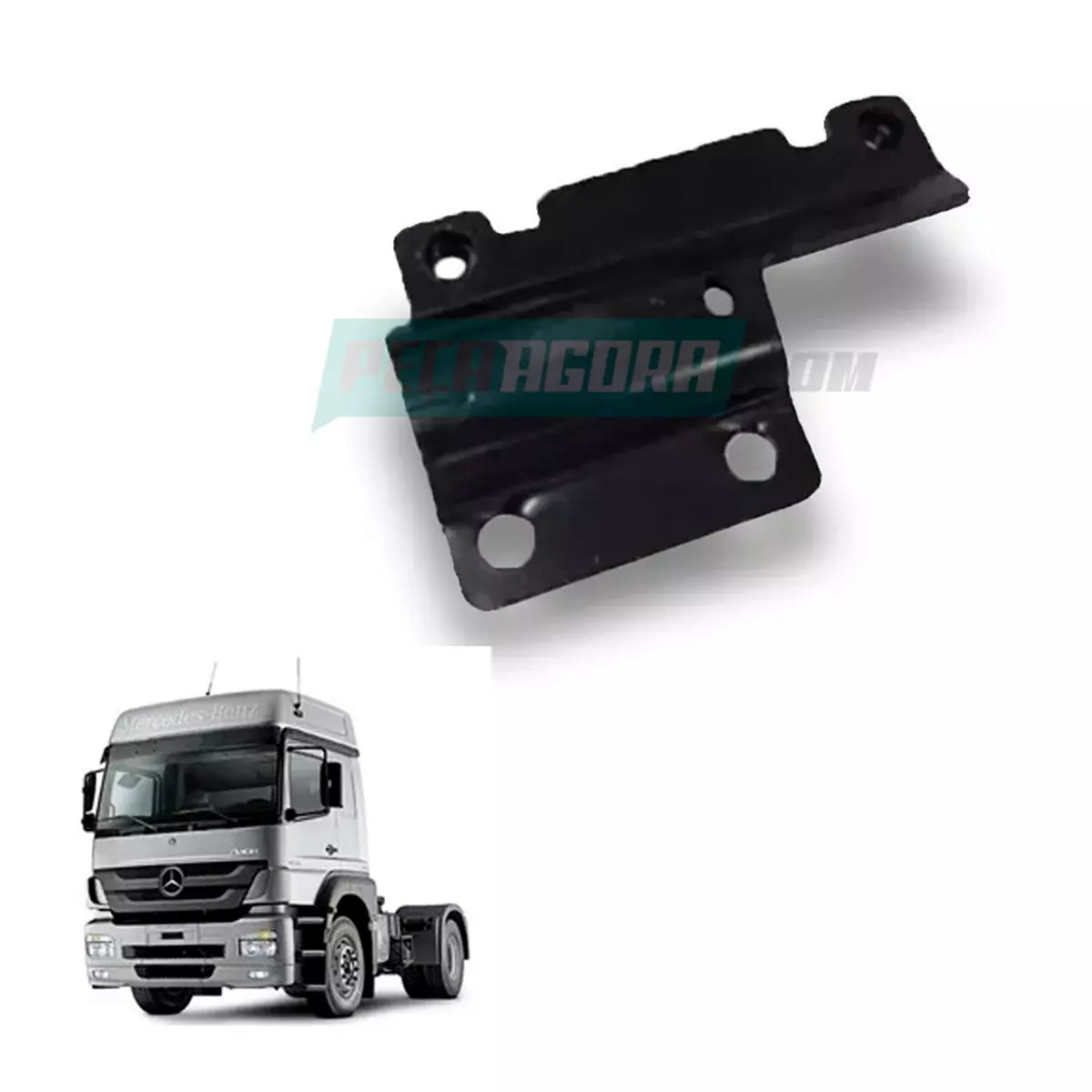 SUPORTE FAROL MILHA NEBLINA DIREITO MB AXOR MERCEDES BENZ (9408200214,)