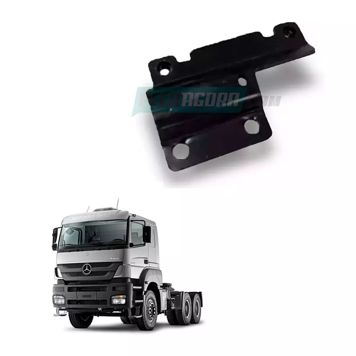 SUPORTE FAROL NEBLINA LD MB AXOR 3344 / 3131 / 4144 / 1933 / 2036 / 2041 / 2536 