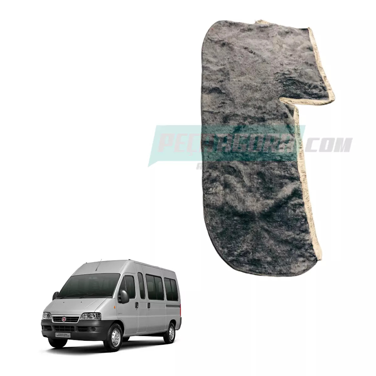 CAPA PELUCIA CHINIL PAINEL S/LOGO DUCATO GAUCHA C/FORRO CINZA (458482)