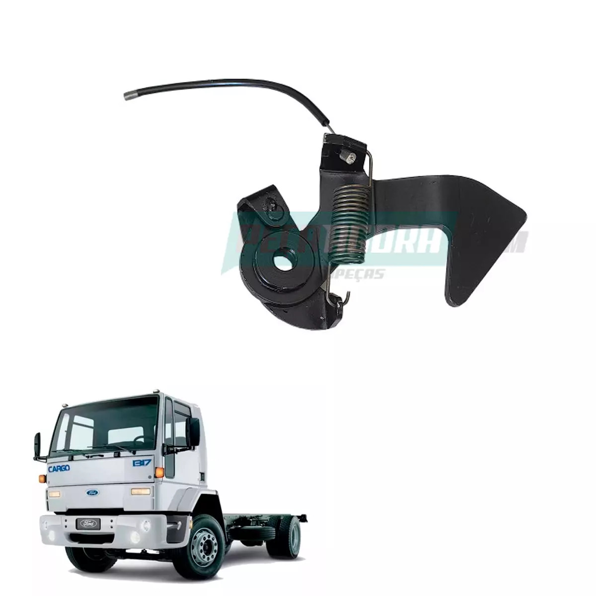  FECHADURA TRAVA SEGURANCA CABINE BASCULANTE FORD CARGO 1215 1317 1415 1418 1617