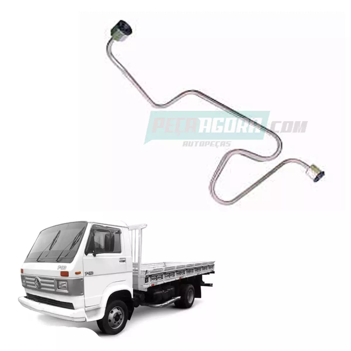 TUBO INJETOR CILINDRO 4 MOTOR MWM TD 229/4 VW 7110S (TL7130304_)