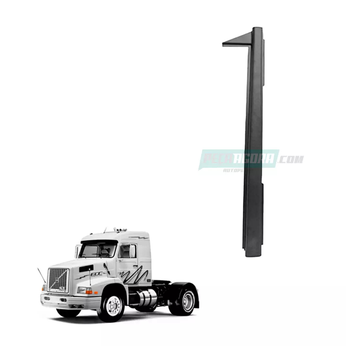 ACABAMENTO PORTA PRETO LE VOLVO NL ESQUERDO (8124859-FC397041)