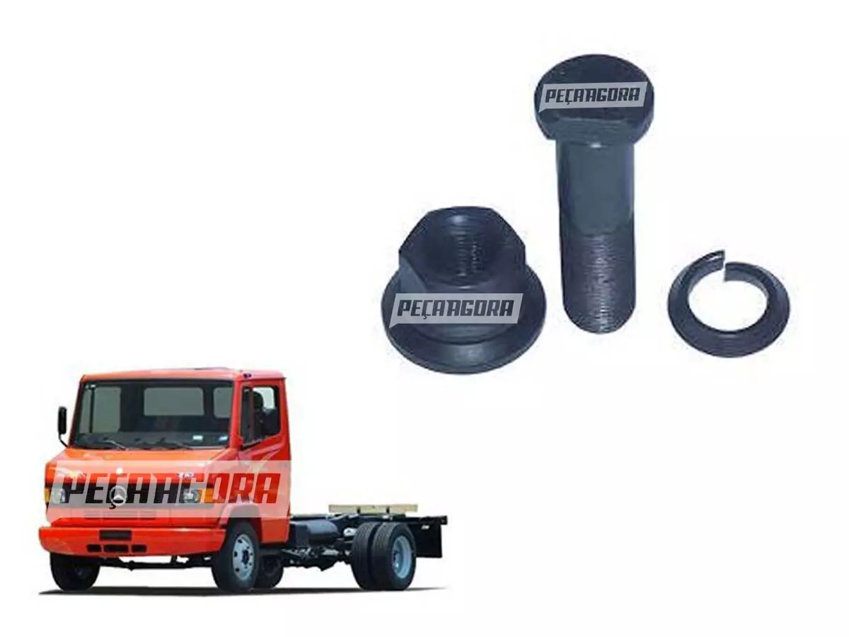 CAIXA 5 PARAFUSO RODA COMPLETO 18X1,50X70 10.9 MB 709 710 912 914 MERCEDES BENZ 