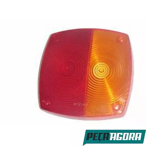 CAIXA 5 LENTE LANTERNA TRASEIRA QUADRADA BASE BAIXA (CX.45248**5)