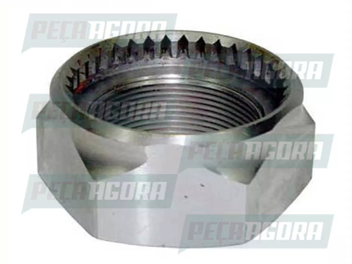 PORCA MANGA EIXO FREIO AR 40MM USINADA MB MERCEDES BENZ OF 1313 1513 1518 L1620 