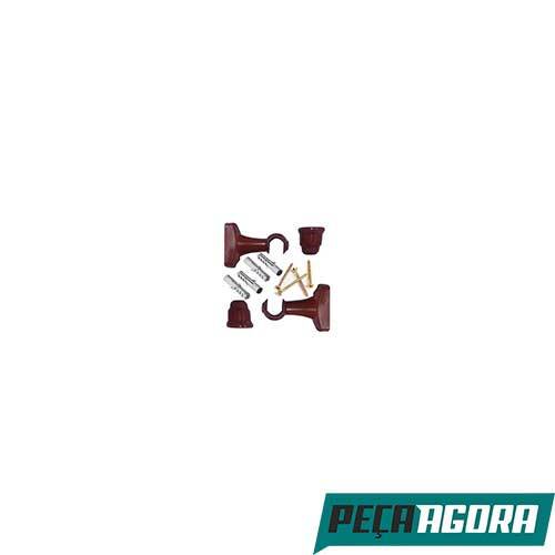 CONJUNTO PARA KIT CORTINA CHROMA 19MM MARFIM (22933CC)