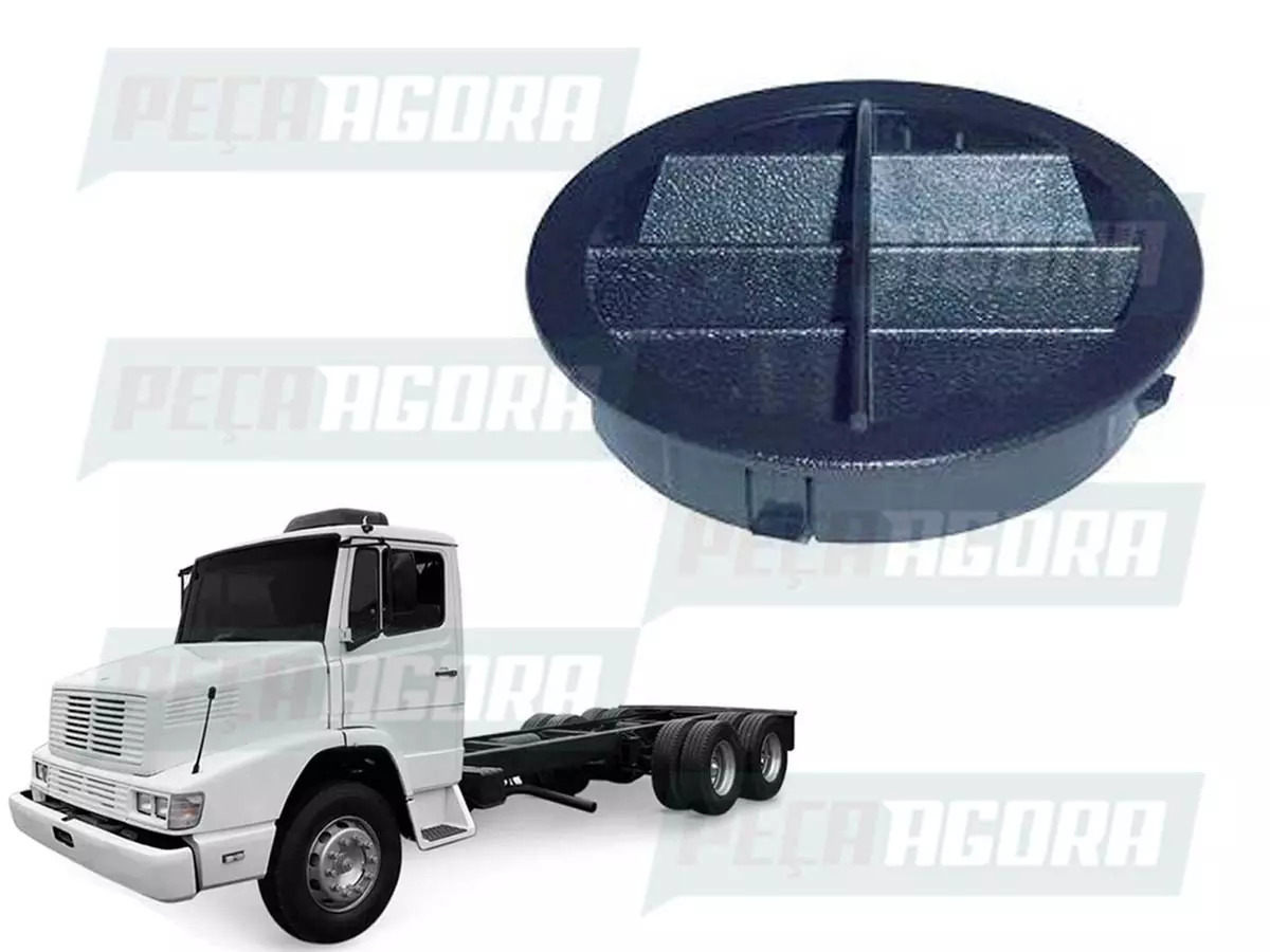 CAIXA 5 DIFUSOR PLASTICO PRETO MB 709 912 914 1418 1618 (CX.3818380219.**5)