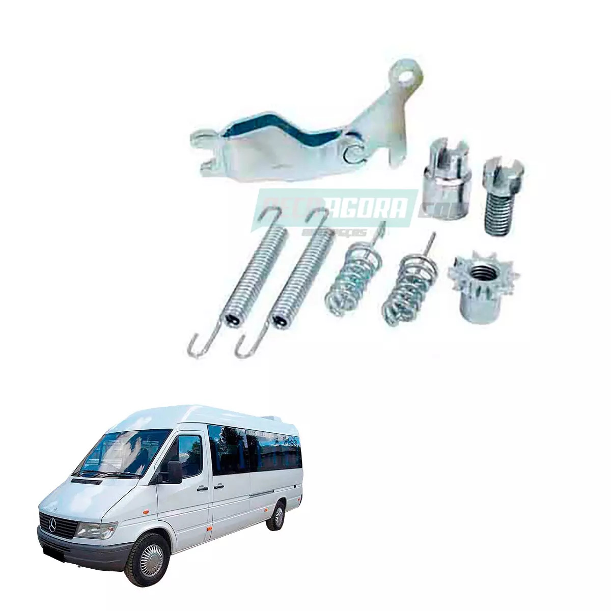KIT SAPATA FREIO COMPLETO MB SPRINTER 311 2001...2012 CDI SPRINTER 313 2001...20
