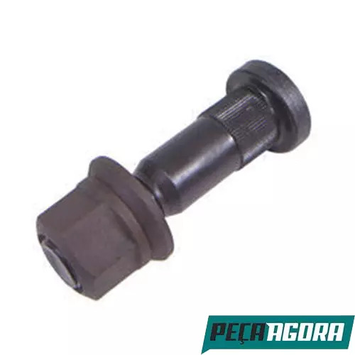 PARAFUSO PORCA RODA TRASEIRA VOLVO N10 N12 NL10 NL12 - ALUMINIO 7/8" 14UNF x 102