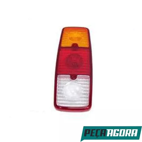 CAIXA 2 LENTE LANTERNA TRASEIRA RETANGULAR MB 1513 (CX.0085440091**2)