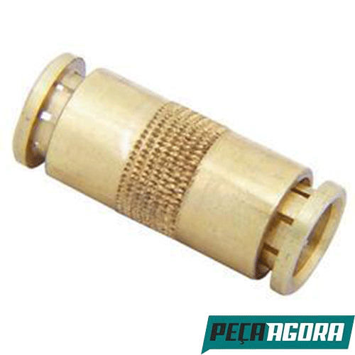  CONEXAO 3/8 POLEGADAS PARA TUBO NYLON ENGATE RAPIDO CARRETA (45168)