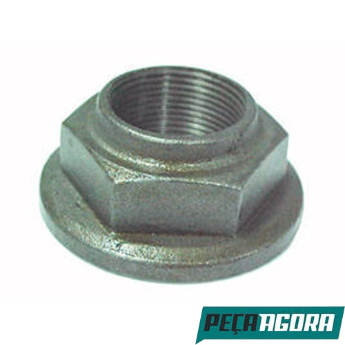  PORCA COM COLAR EIXO ENTALHADO MERCEDES BENZ L1113 2213 O362 (3224110072,)