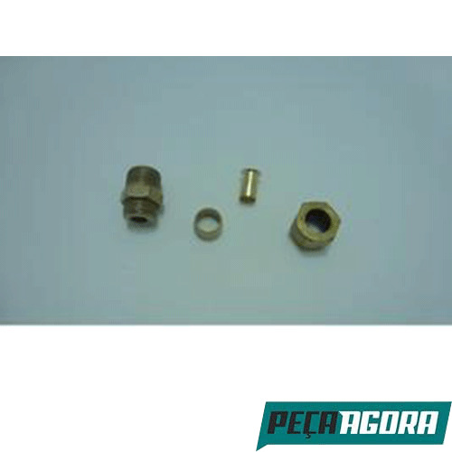 CAIXA COM 2 CONECTOR MACHO 12MM X3/8"NPT FP 16994 (CX.76257**2)