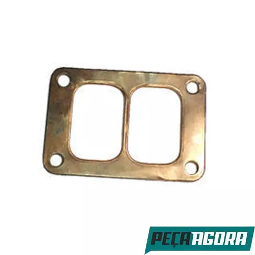 CAIXA 2 JUNTA BASE TURBINA COBRE COM AMIANTO PARA SCANIA L110 111 BR116 (CX.1396