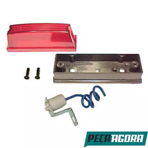 LANTERNA DELIMITADORA VERMELHA CARRETA (45253)