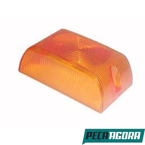LENTE DA LATERNA LATERAL AMARELA CARRETA (45198)