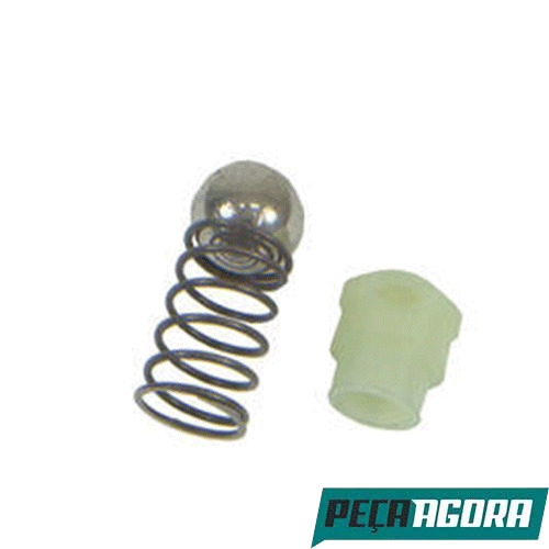 REPARO VALVULA RADIADOR OLEO COM ESFERA MERCEDES  OM 352 (3521800860)