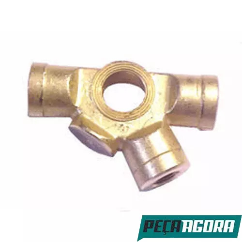  CONEXAO CILINDRO MESTRE DUPLO 3 SAIDAS MB MERCEDES BENZ (3454287324)