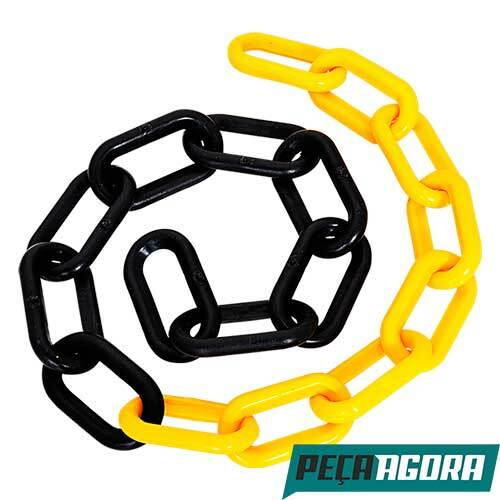 CORRENTE DE PVC PRO-SAFETY AMARELA PACOTE C/ 50 (16187CC)