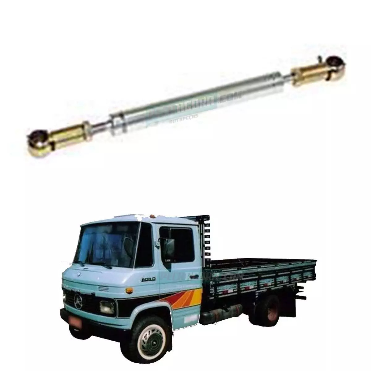 TIRANTE ACELERADOR ELASTICO MB 608D 708E 709 (3143000415,)