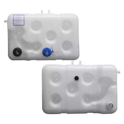 RESERVATORIO AGUA RADIADOR  TAMPAS PLASTICAS ORIGINAL (3845008949X.,)