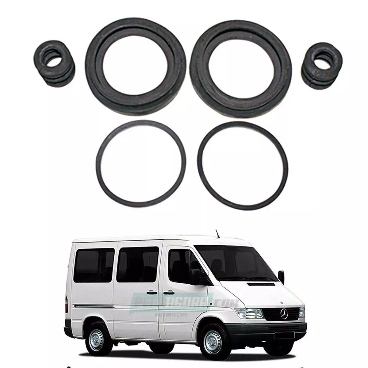 REPARO PINCA DIANTEIRA PARCIAL MB SPRINTER 310 312 (0004202151)