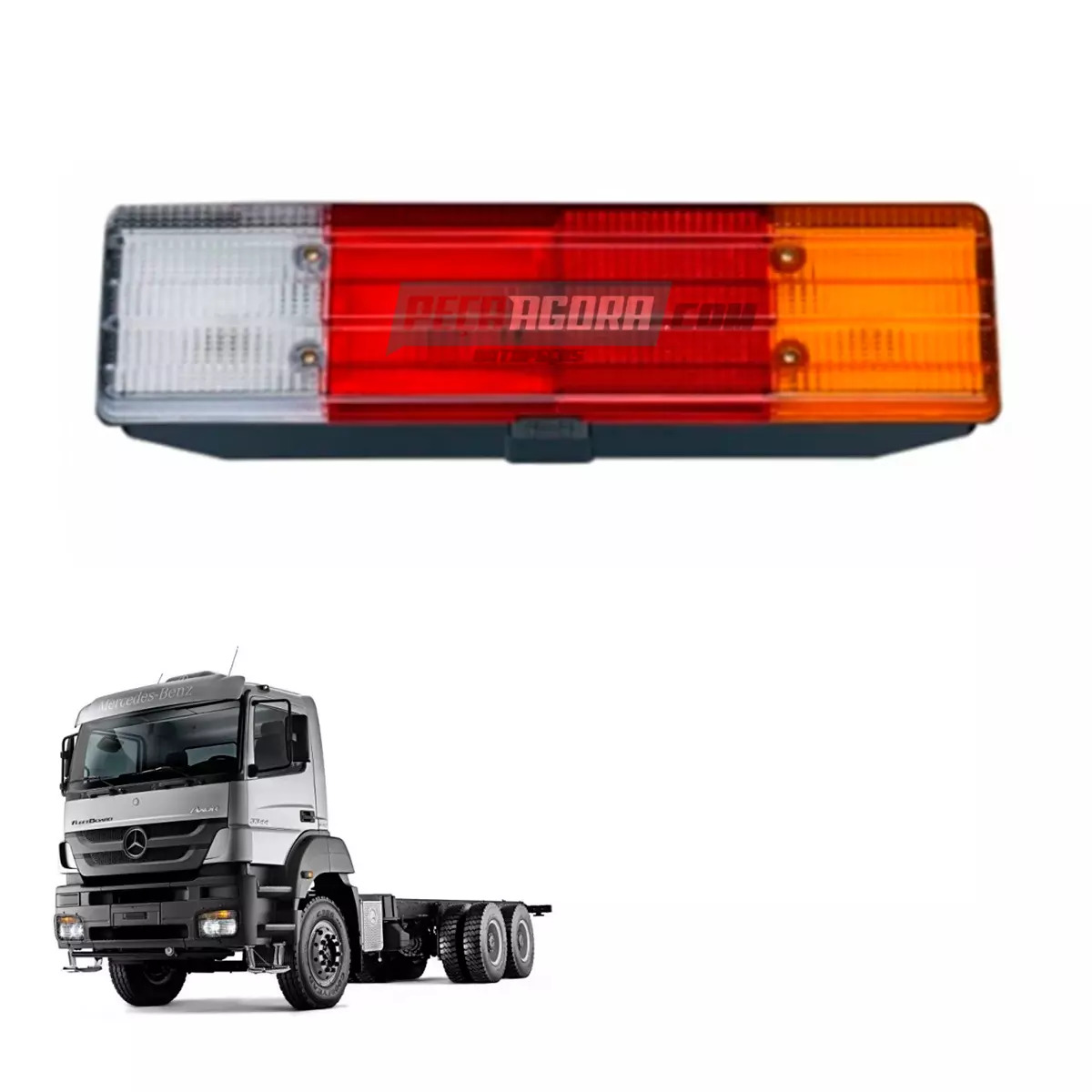 LANTERNA TRASEIRA DIR MB AXOR COM CONECTOR 7 VIAS SEM VIGIA (9585400170-LD-1425)