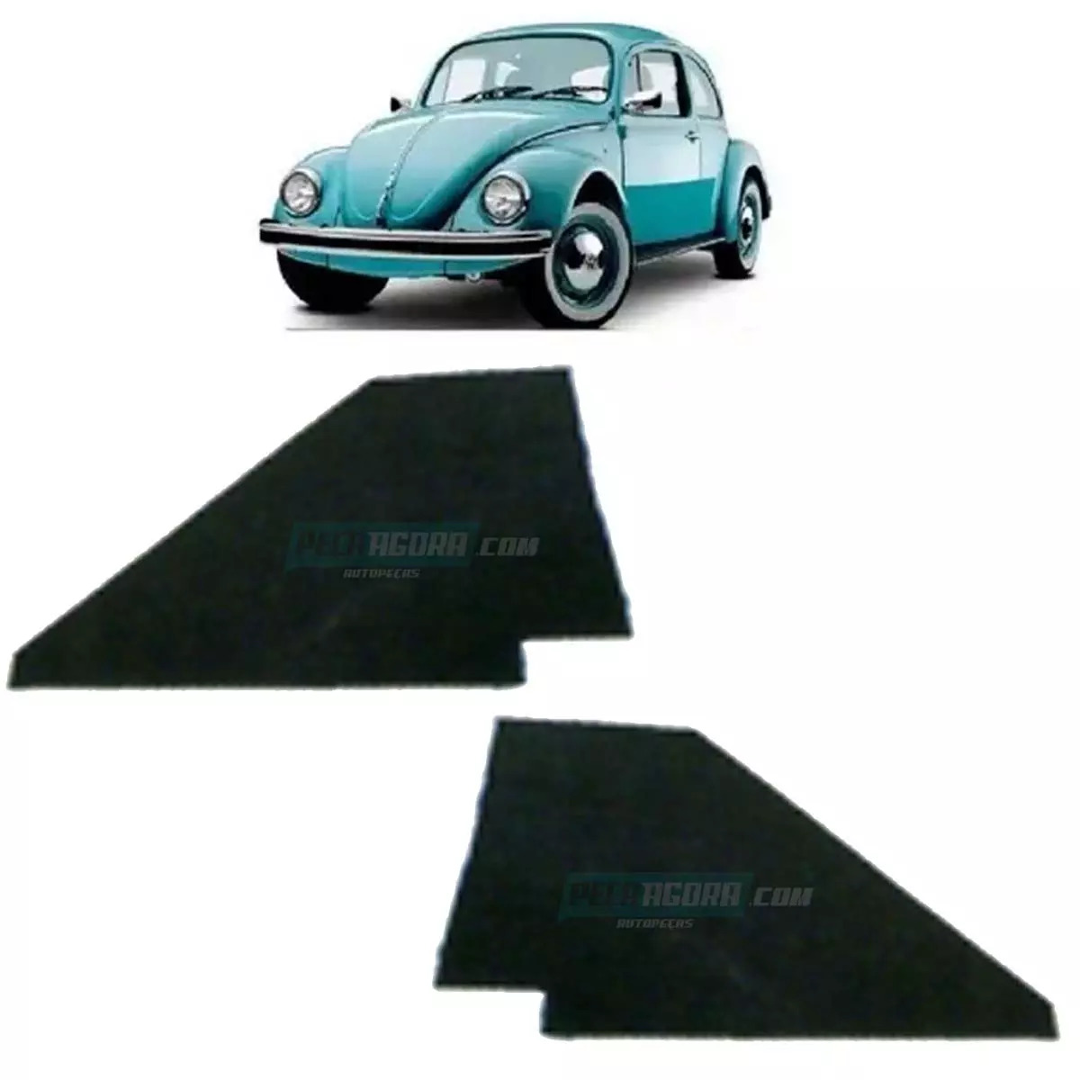 PAR PAPELAO LATERAL MOTOR FUSCA SEDAN (M305060)