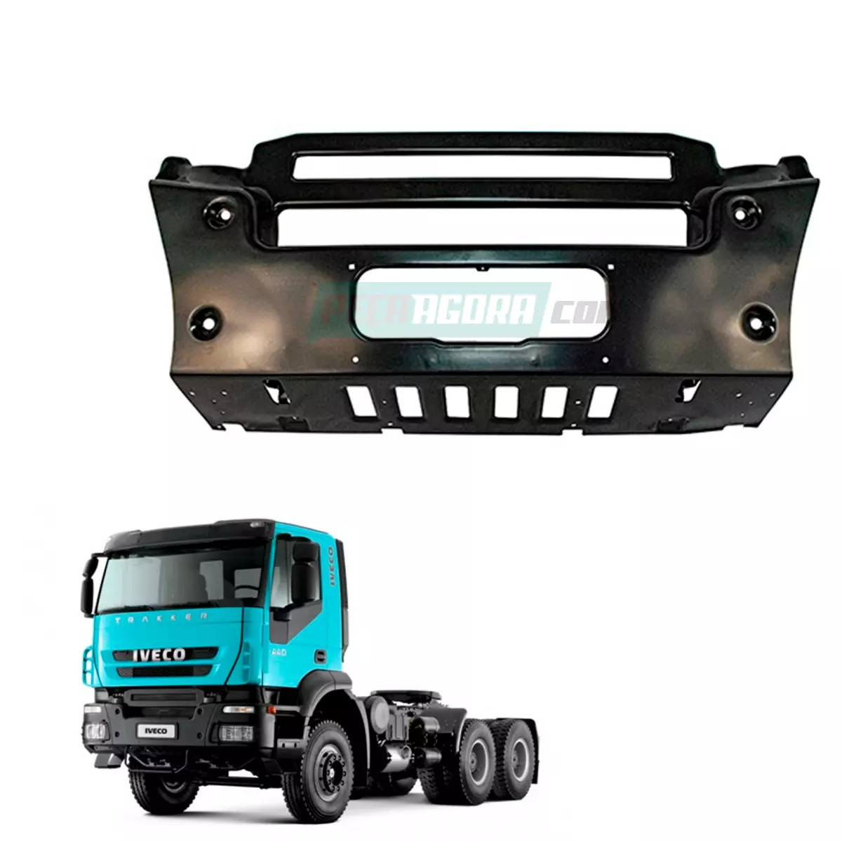PARACHOQUE DIANTEIRO CENTRAL PARA IVECO NOVO TRAKKER (504060073)