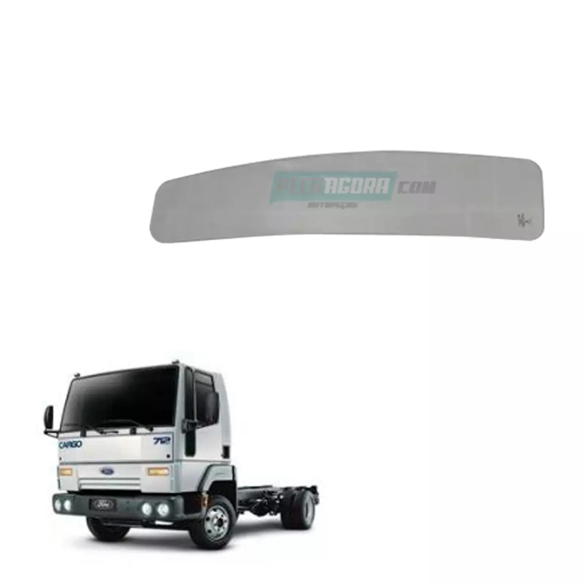 VIDRO FIXO SUBSTITUI QUEBRA VENTO LADO DIREITO VERDE FORD CARGO 712 814 815 915 