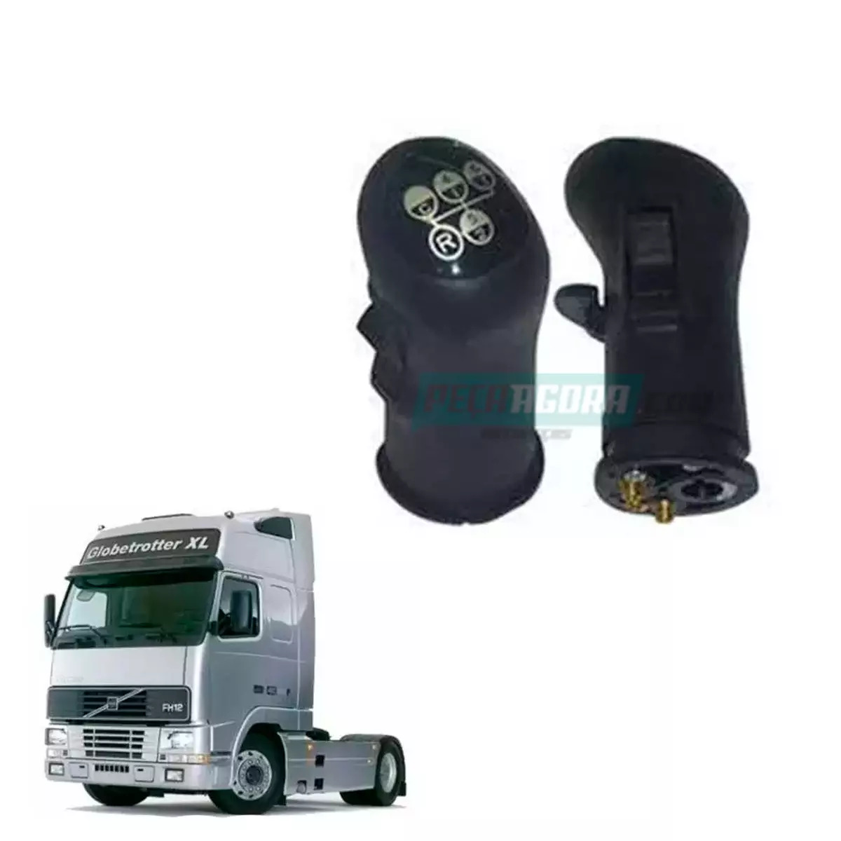 MANOPLA ALAVANCA CAMBIO VOLVO FH12 FM12 NH12 NL12 6 MARCHAS (20488052..)