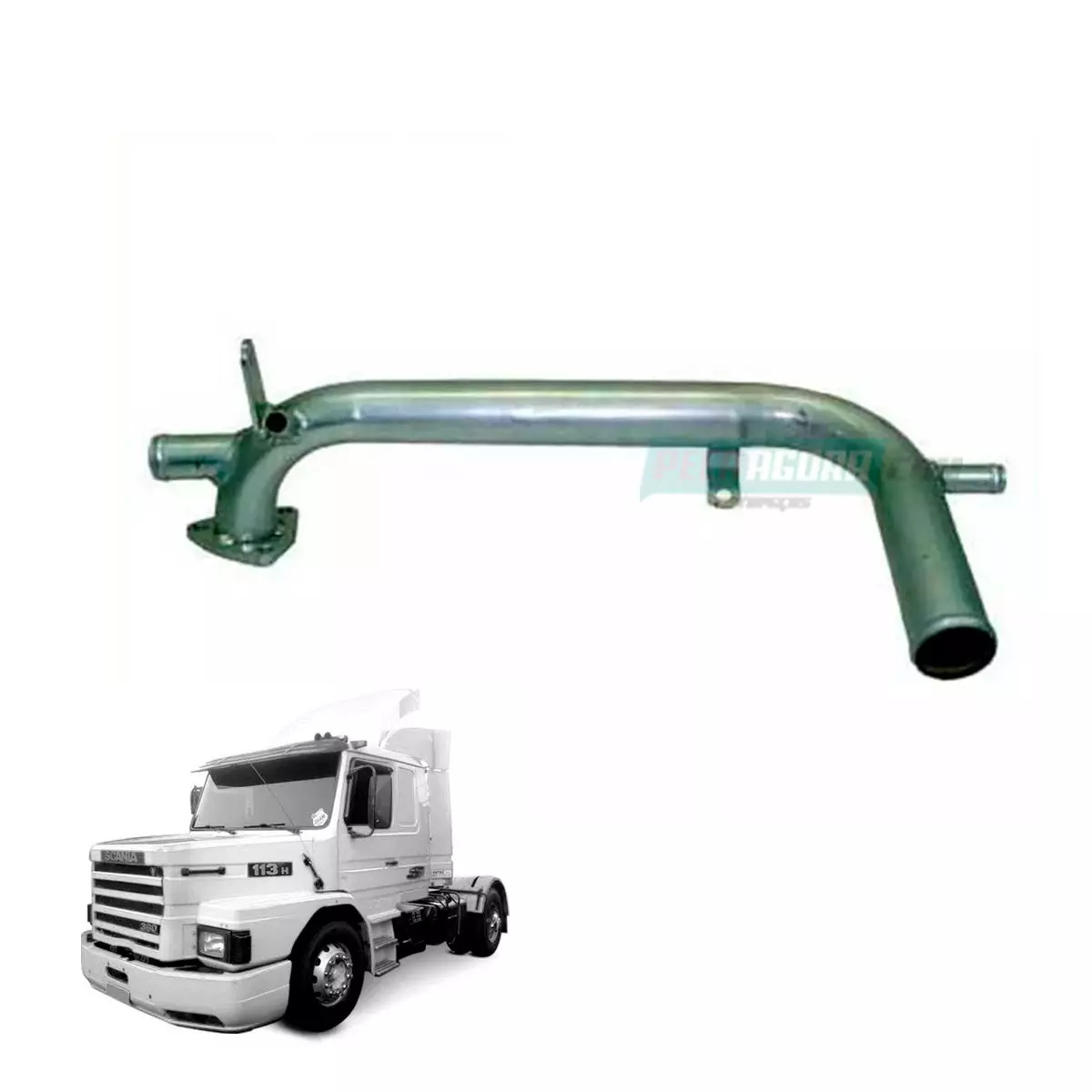 TUBO COMPLETO BOMBA AGUA PARA SCANIA 113  (1327074,)