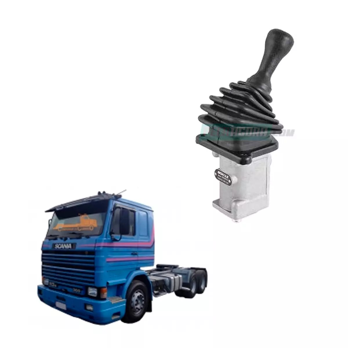 VALVULA FREIO MAO PARA SCANIA R112 R113 R142 T112 T113 T142 T143 (1677525.)