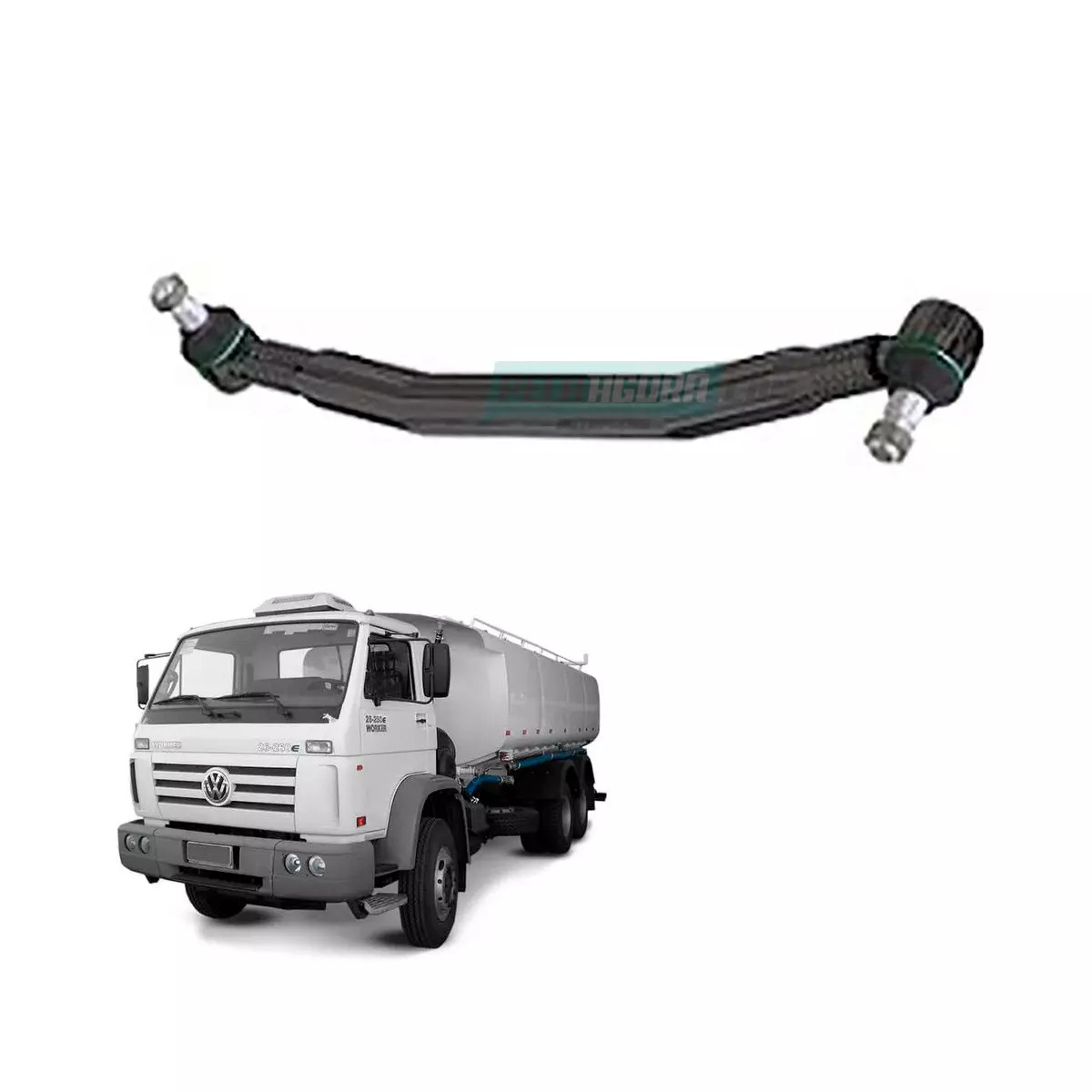 BARRA DE DIRECAO 940MM VW WORKER 26260 31260 CONSTELLATION 26260 26280 31260 (2U