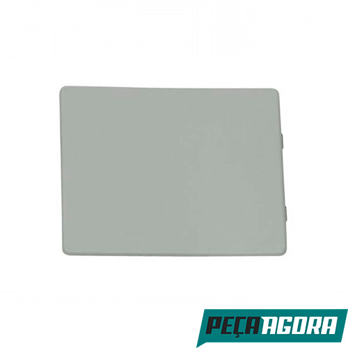 CAIXA ACABAMENTO QUADRADO CENTRAL TAMPA PARACHOQUE PARA IVECO STRALIS APOS 2008 